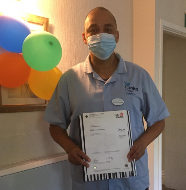 15 carers continue their training during pandemic to achieve impressive set of qualifications 