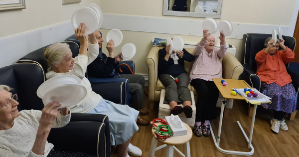 Music for health at Brookfield Care Home 