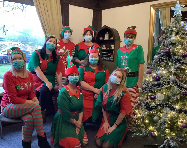 Elf Day at Brookfield care home 
