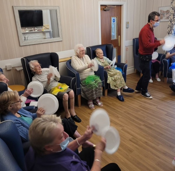 Music For Health visit Brookfield Care Home