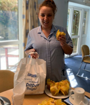 Hardworking care teams receive tasty treats from local companies 