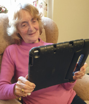 Virtual visits are a big hit with our residents 