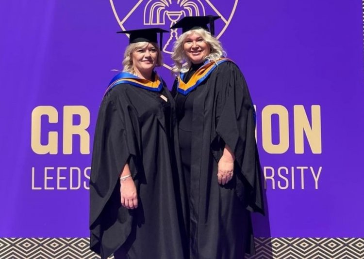 Dynamic and caring duo qualify as nurses