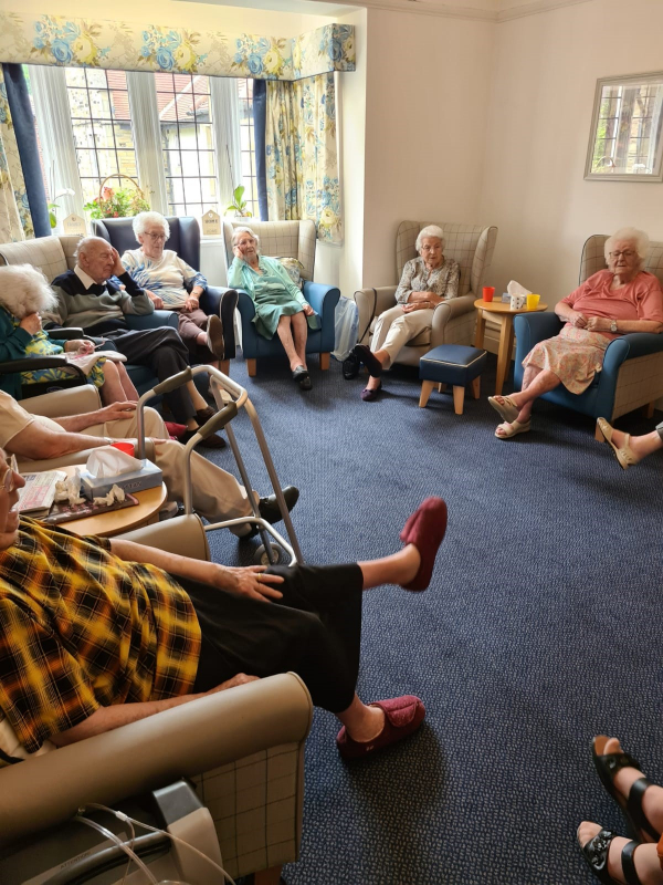 Keep fit classes at Brookfield Care Group