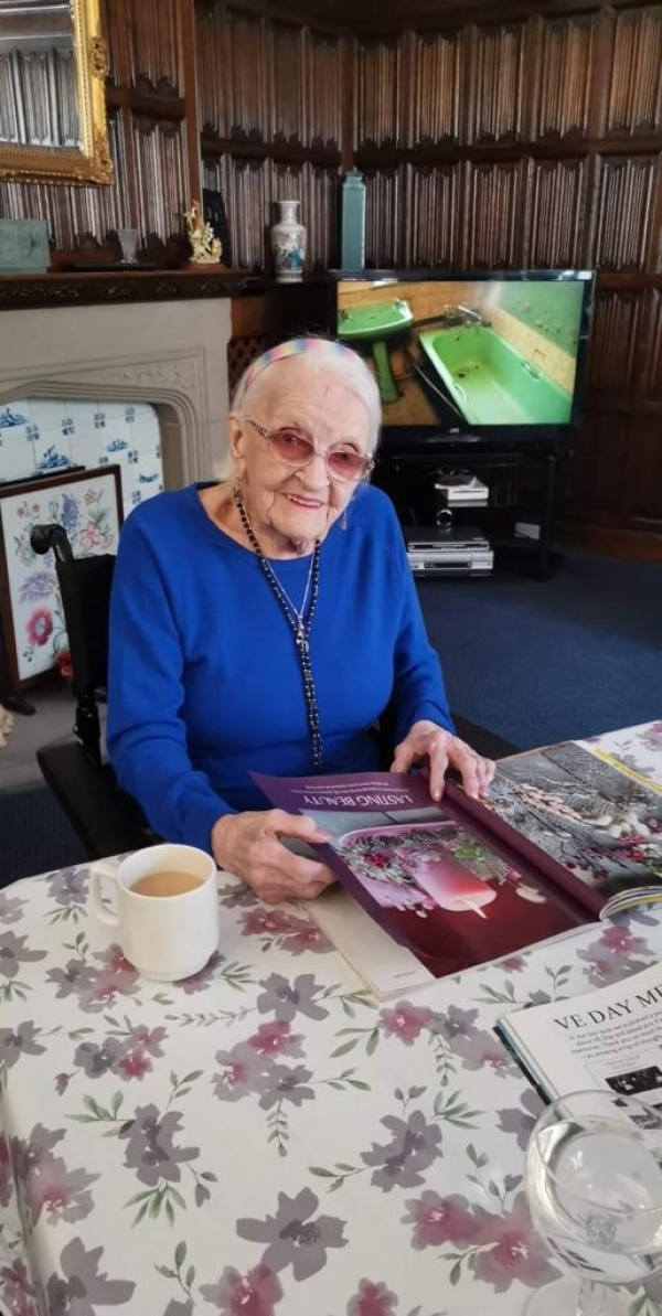 Sunday morning relaxation at Currergate Nursing Home
