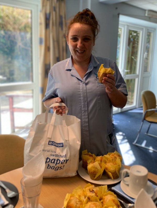 Hardworking care teams receive tasty treats from local companies 