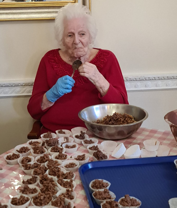 Baking at Brookfield Care Home 