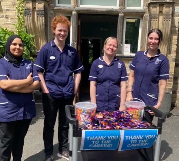 Carer’s week celebrations and celebrating the team at Staveley Birkleas