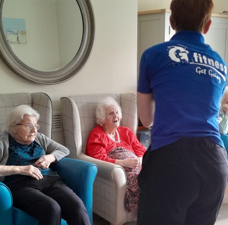 Staying active at Brookfield Care Home