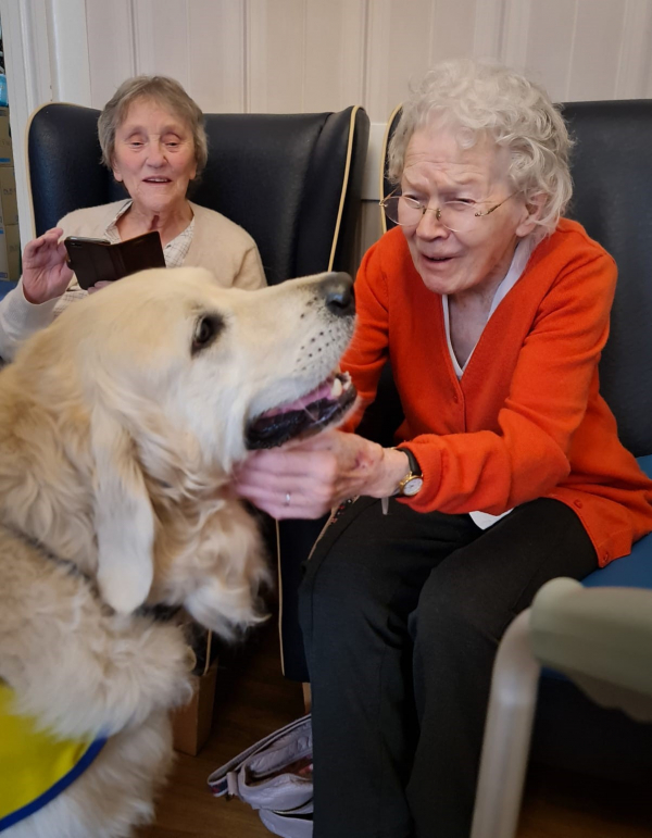 Pets As Therapy visit to Brookfield care home  