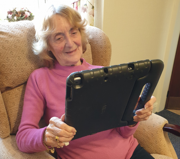 Virtual visits are a big hit with our residents