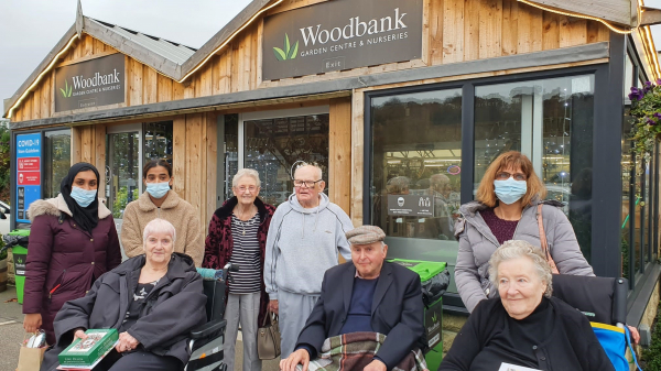 Beanlands nursing home visit Woodbank Nurseries in Bingley