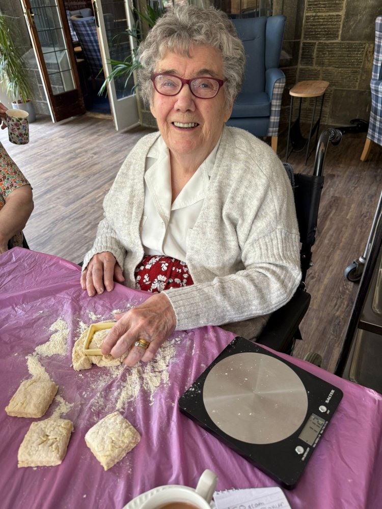 Baking day at Currergate Nursing Home