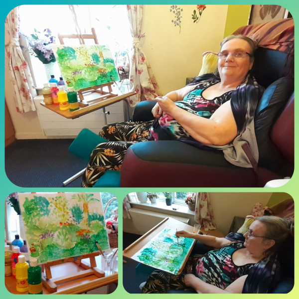 One to one activities for our residents at our specialist home for younger people with disabilities 