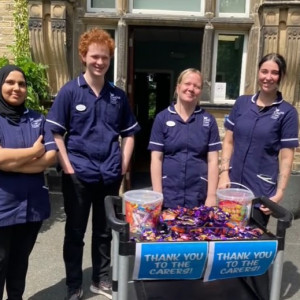 Carer’s week celebrations and celebrating the team at Staveley Birkleas