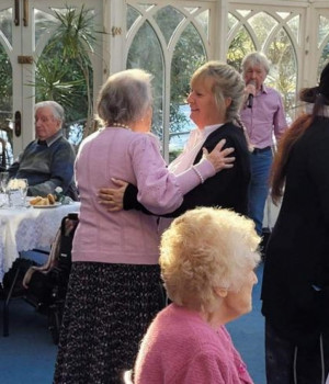 Party time at Currergate Nursing Home in Steeton 