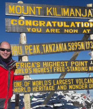 HR manager scales mountain for charity