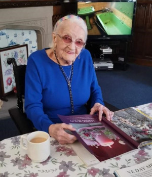 Sunday morning relaxation at Currergate Nursing Home 