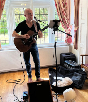 Special visitors bring music and smiles to Brookfield Care Home