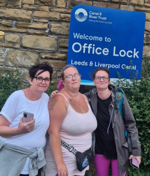 Brookfield Care Home canal walk challenge