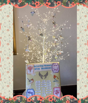 Memory tree dedication at Beanlands Nursing Home 