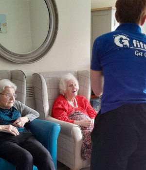 Staying active at Brookfield Care Home