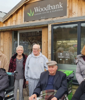 Beanlands nursing home visit Woodbank Nurseries in Bingley 