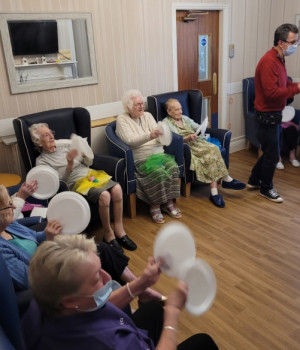 Music For Health visit Brookfield Care Home