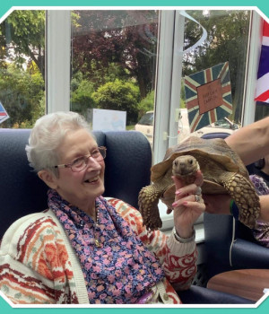  Exotic visitors welcomed to Beanlands nursing home in Cross Hills 