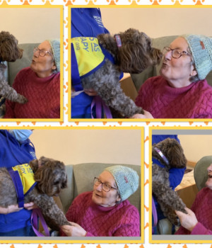 Cocoa spreads much love at Beanlands Nursing Home 
