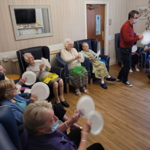 Music For Health visit Brookfield Care Home